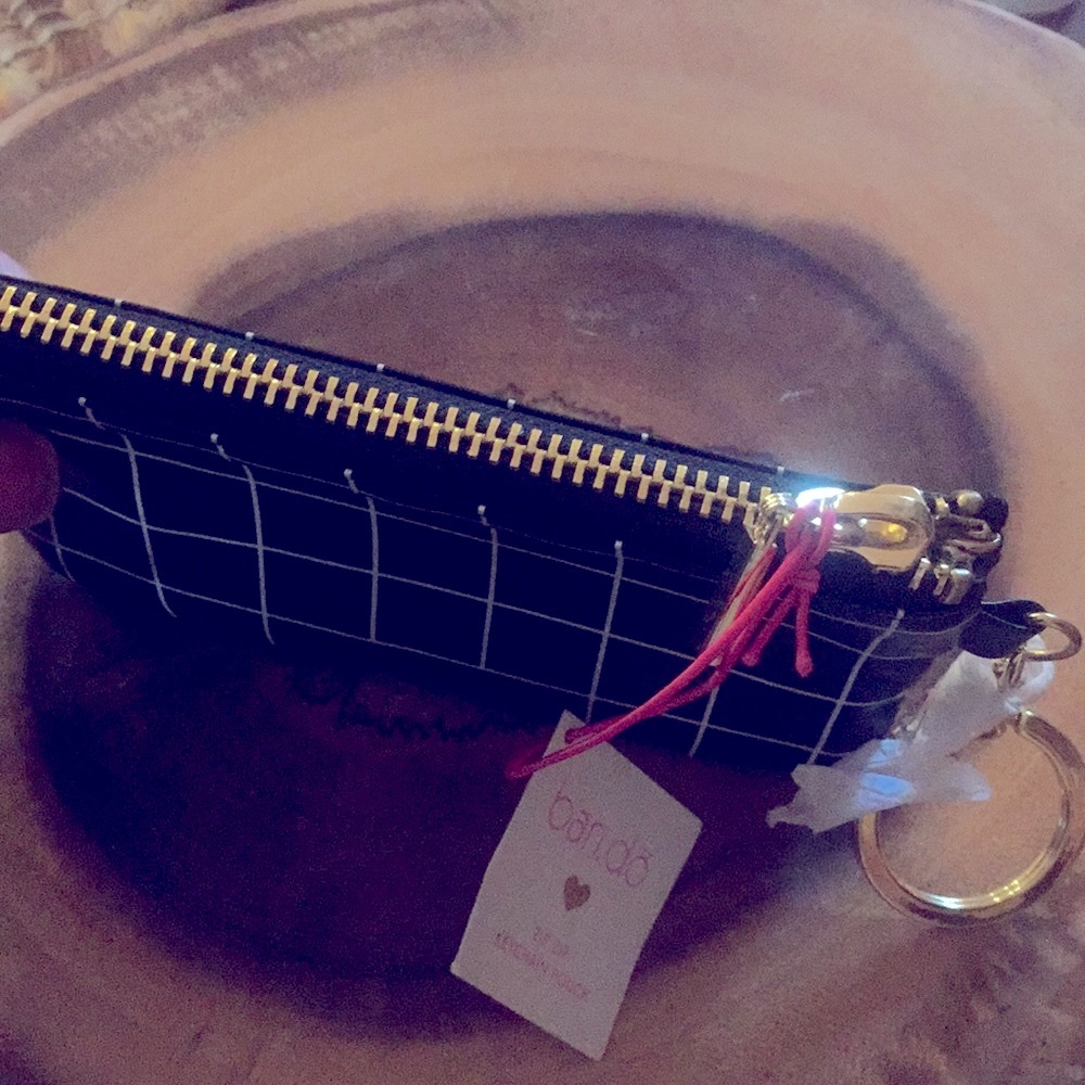 Key chain mini purse